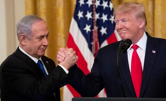 ABD Başkanı Trump sözde Orta Doğu barış planını açıkladı