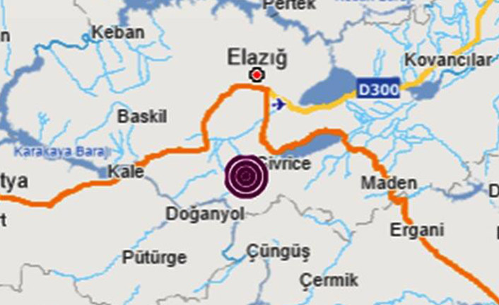 Elazığ'da bir deprem daha