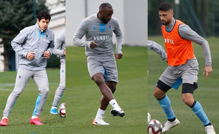 Trabzonspor ile ilk antrenmanlarına çıktılar