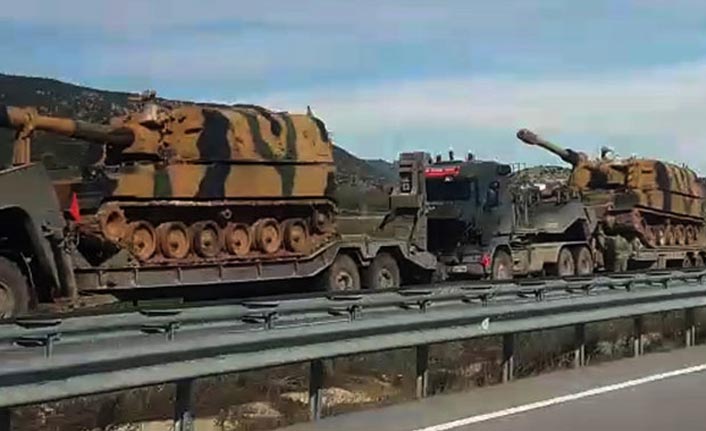 Suriye sınırına obüs sevkiyatı