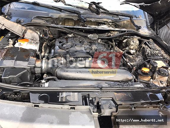 Trabzon’da korkutan yangın! Seyir halinde alev aldı!