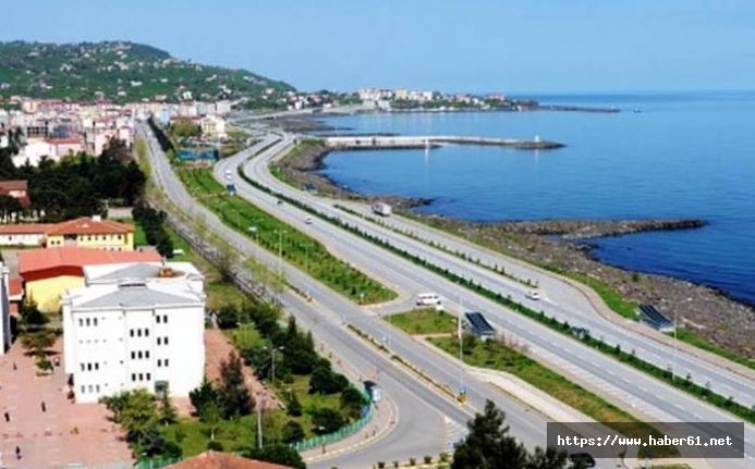 Trabzon - Beşikdüzü yolunda çalışma