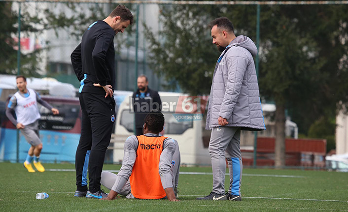 Trabzonspor Ankara maçı hazırlıklarına başladı: Çimşir üç oyuncuyla görüştü