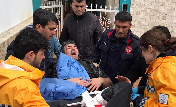 Üstünden atlamak istediği korkuluk bacağına saplandı