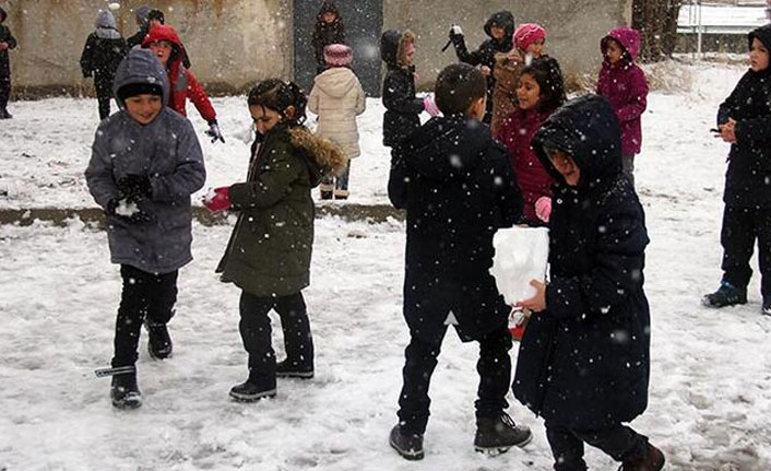Konya'da 8 ilçede eğitime kar engeli!