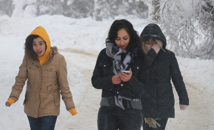 Bayburt donuyor! Sibirya soğukları yaşanıyor