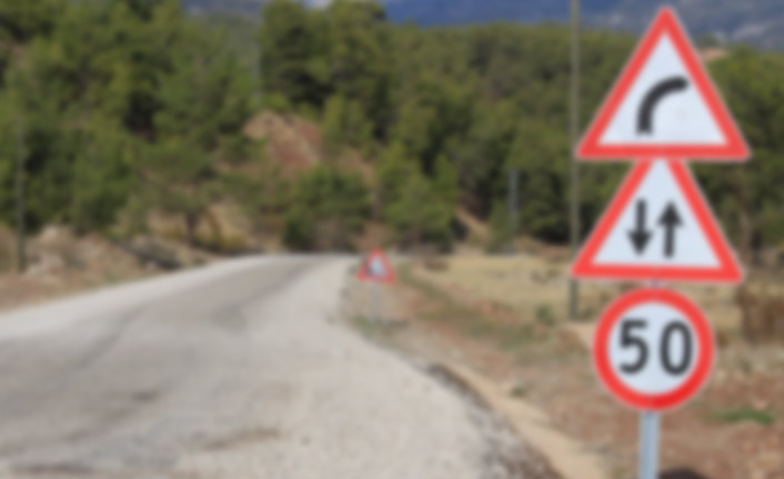 Yoldaki trafik levhalarını çaldılar! Yakayı ele verdiler