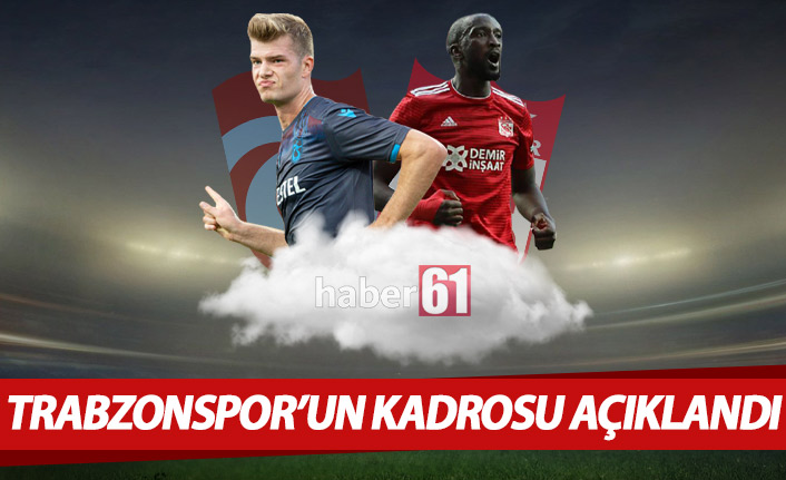 Trabzonspor’un Sivas 11’i açıklandı