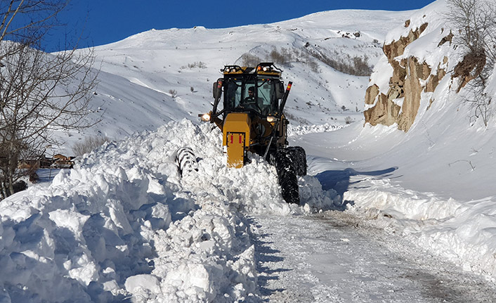 Gümüşhane’de kar 2 metreyi buldu: Köy yolları açılıyor
