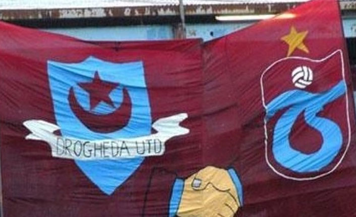 Drogheda'dan Trabzonspor'a kutlama