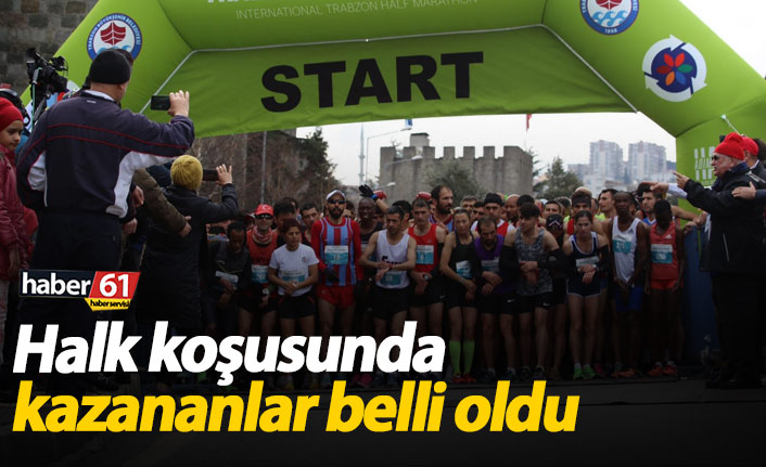 Trabzon yarı maratonunda ilk kazananlar belli oldu
