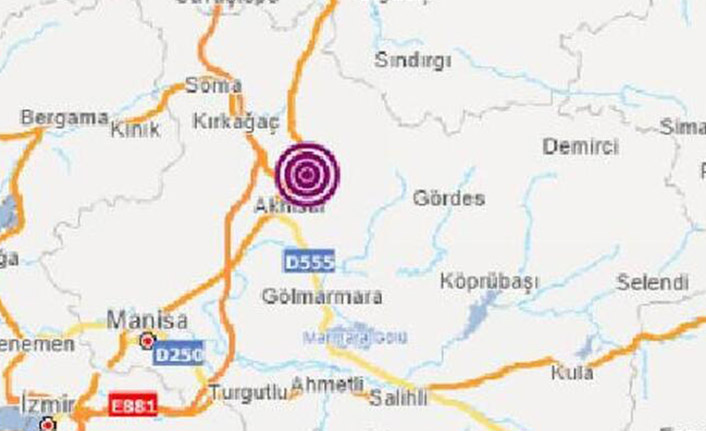 Manisa'da korkutan deprem!