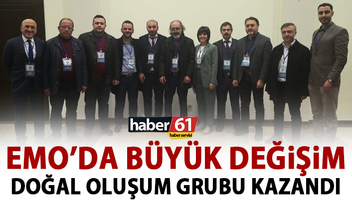 EMO Trabzon Şubesinde büyük değişim! Yeni başkanı belli oldu