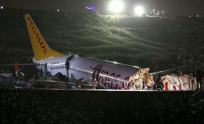 Pistten çıkan uçağın pilotu tutuklandı
