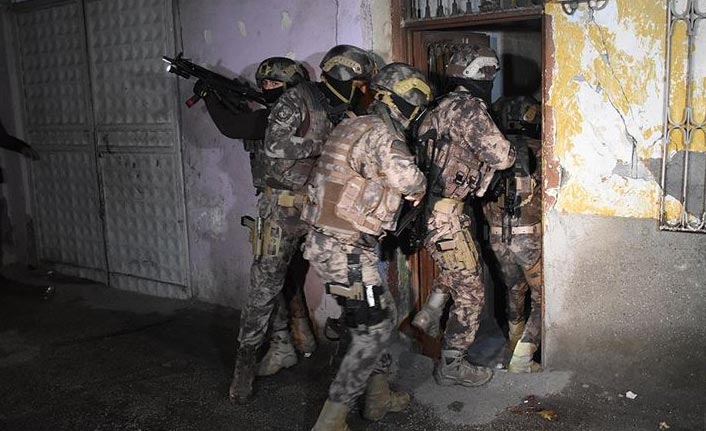 500 polisle şafakta uyuşturucu operasyonu