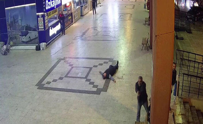 Otogarda dehşet anları