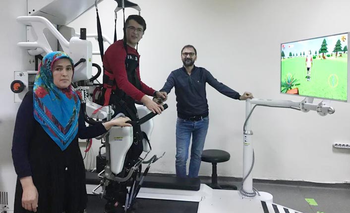 Trabzon Kemik Hastanesi’nde robotik tedavi yürüyemeyenlerin mucizesi oldu