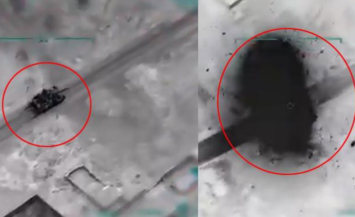 TSK İdlib'deki hedefleri böyle vuruyor