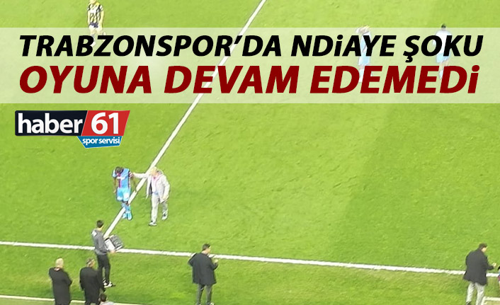 Trabzonspor'da Ndiaye şoku! Devam edemedi
