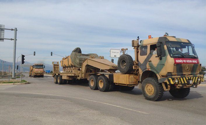 Sınıra obüs sevkiyatı