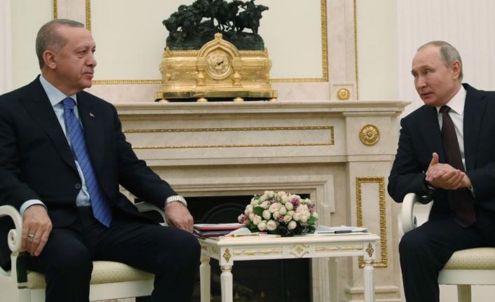 Cumhurbaşkanı Erdoğan Putin ile bir araya geldi