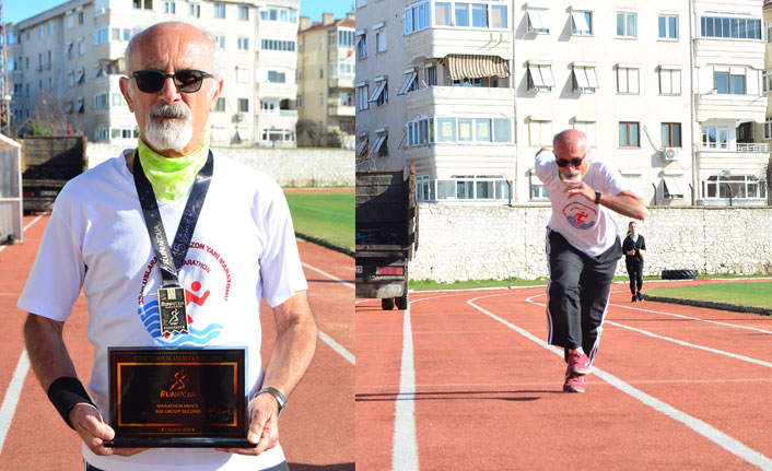 66 yaşında rekorlara doymuyor!