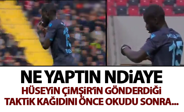 Trabzonspor'un yıldızından şaşırtan hareket! Taktik kağıdını önce okudu sonra...