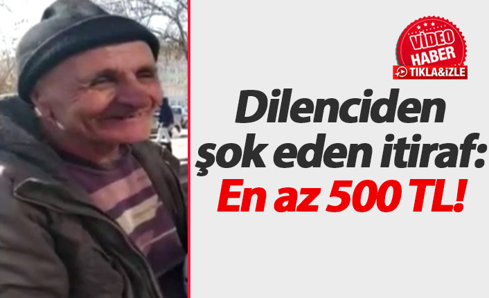 Dilencinin kazancı şok etti!