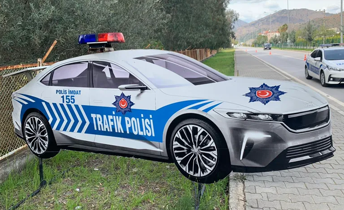 Yerli otomobil polis aracı oldu...
