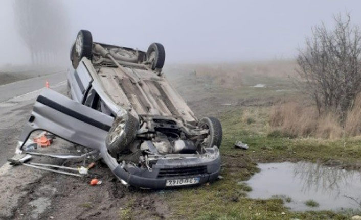Kütahya'da trafik kazası: 2 yaralı