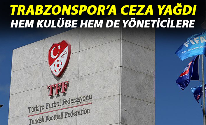 Gaziantep maçı sonrası Trabzonspor'a para cezası