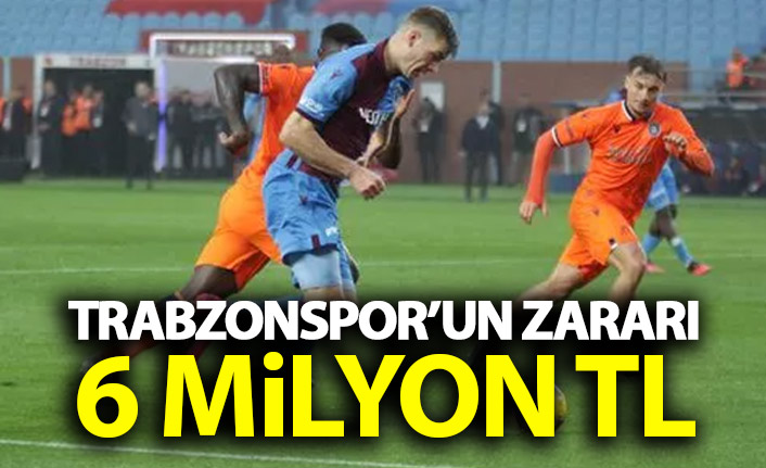 Seyircisiz Trabzonspor–Başakşehir Maçı 6 Milyon TL Gelir Kaybettirdi