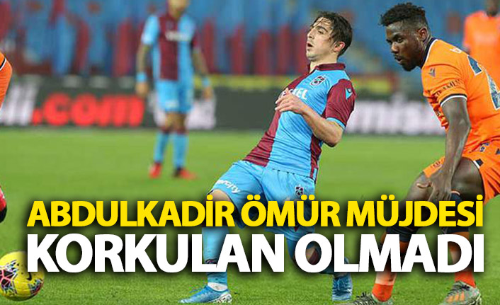 Abdulkkadir Ömür müjdesi