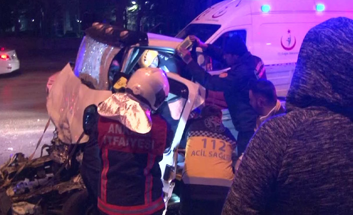 Otobüse arkadan çarptı, hayatını kaybetti