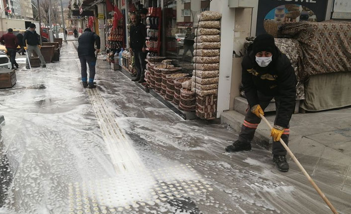 Dezenfekte çalışmalarında ara yok