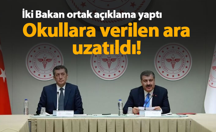 Okullara verilen ara uzayacak!