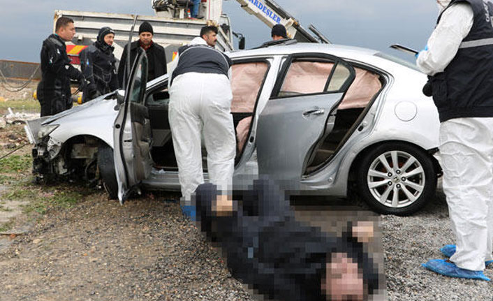 Polisten kaçarken suya düştü!