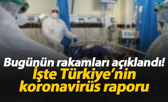 Türkiye'de koronavirüs raporu: işte yeni rakamlar
