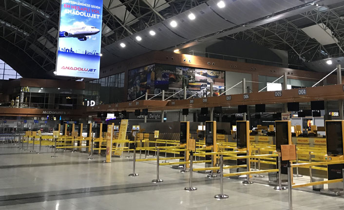 Sabiha Gökçen Havalimanı’nda tüm uçuşlar durduruldu