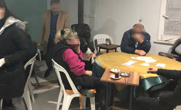 Kapatılan düğün salonunu kumarhaneye çevirdiler!