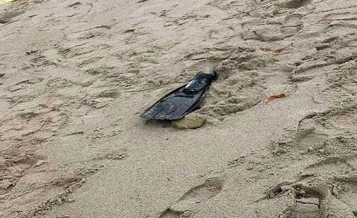 Yüzücü paletinde ayak kemikleri bulundu