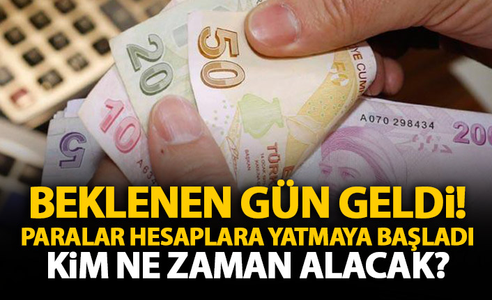 Cumhurbaşkanı Erdoğan açıklamıştı! Paralar hesaba yatmaya başladı!