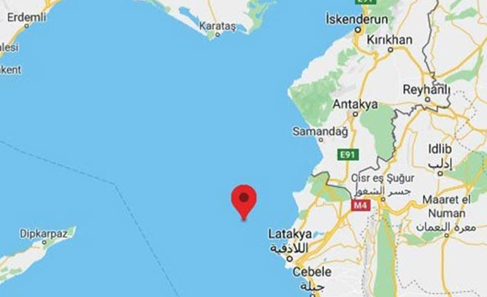 Hatay yakınlarında korkutan deprem! Büyüklüğü 4.7 - 03 Nisan 2020
