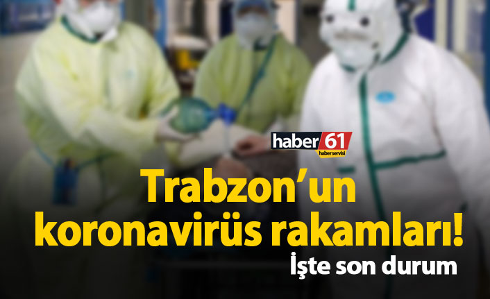 Trabzon'da koronavirüs rakamları 05.04.2020