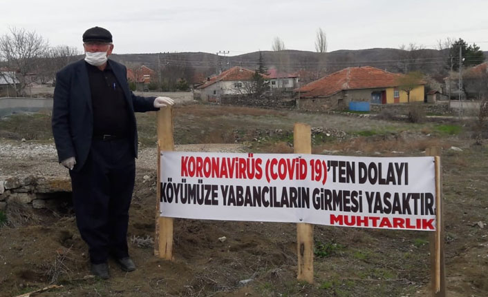 Koronavirüs vakası olmayan köylerine giriş yasağı koydular