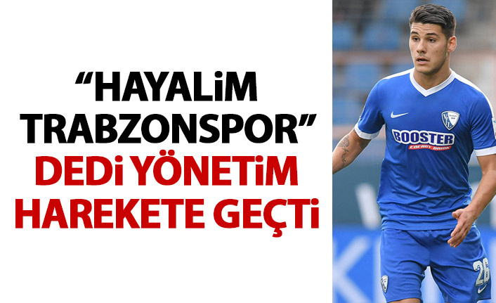 Hayalim Trabzonspor dedi yönetim harekete geçti!