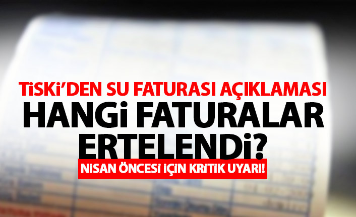 Trabzon’da flaş fatura açıklaması: Ertelendi ama...