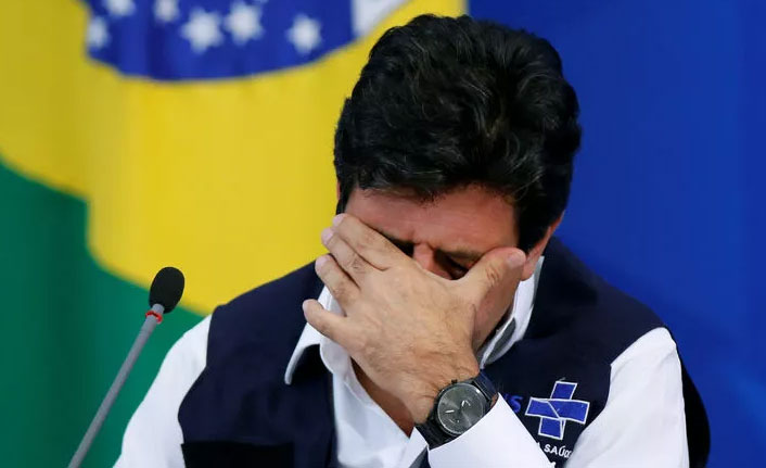 Brezilya sağlık bakanı krize dayanamadı istifa etti