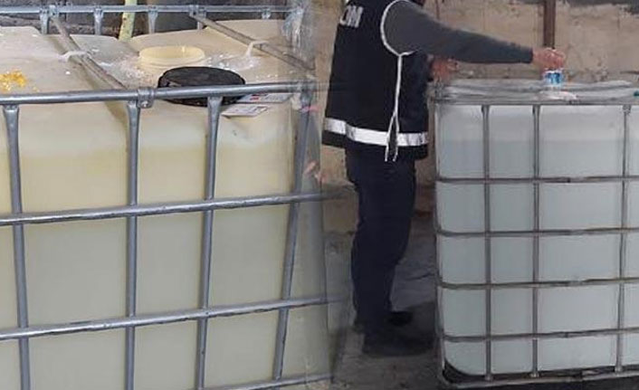 900 bin TL değerinde etil alkol ele geçirildi