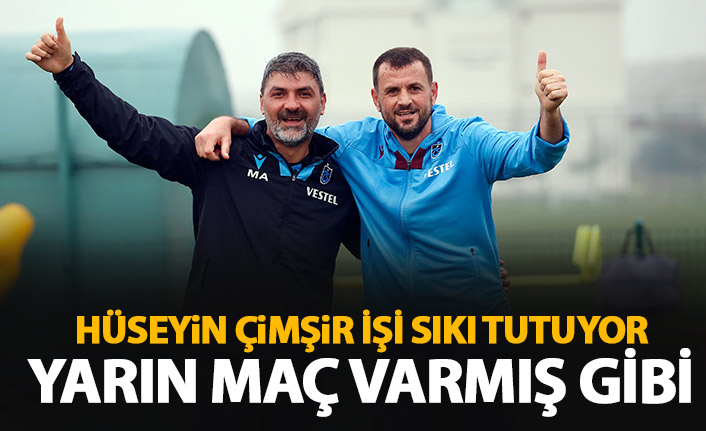 Hüseyin Çimşir'in yoğun çabası! Lig yarın başlayacakmış gibi çalışıyorlar